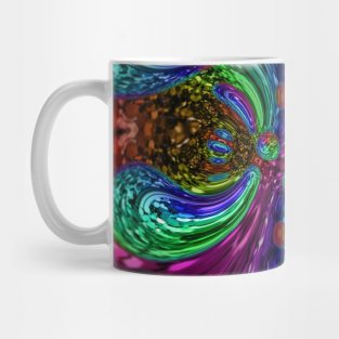 Glitter Butterfly Rainbow LGBT Gay Pride Butterfly Mug